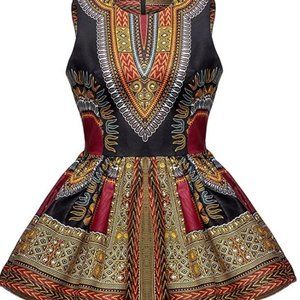 2/$25 Shenbolen Women African Print Shirt Dashiki